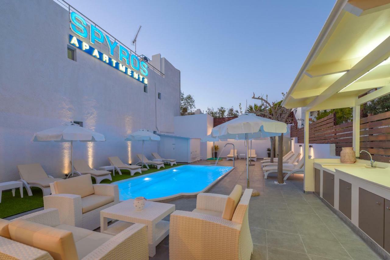 Spyros Apartments With Pool Kalamaki  Exterior foto